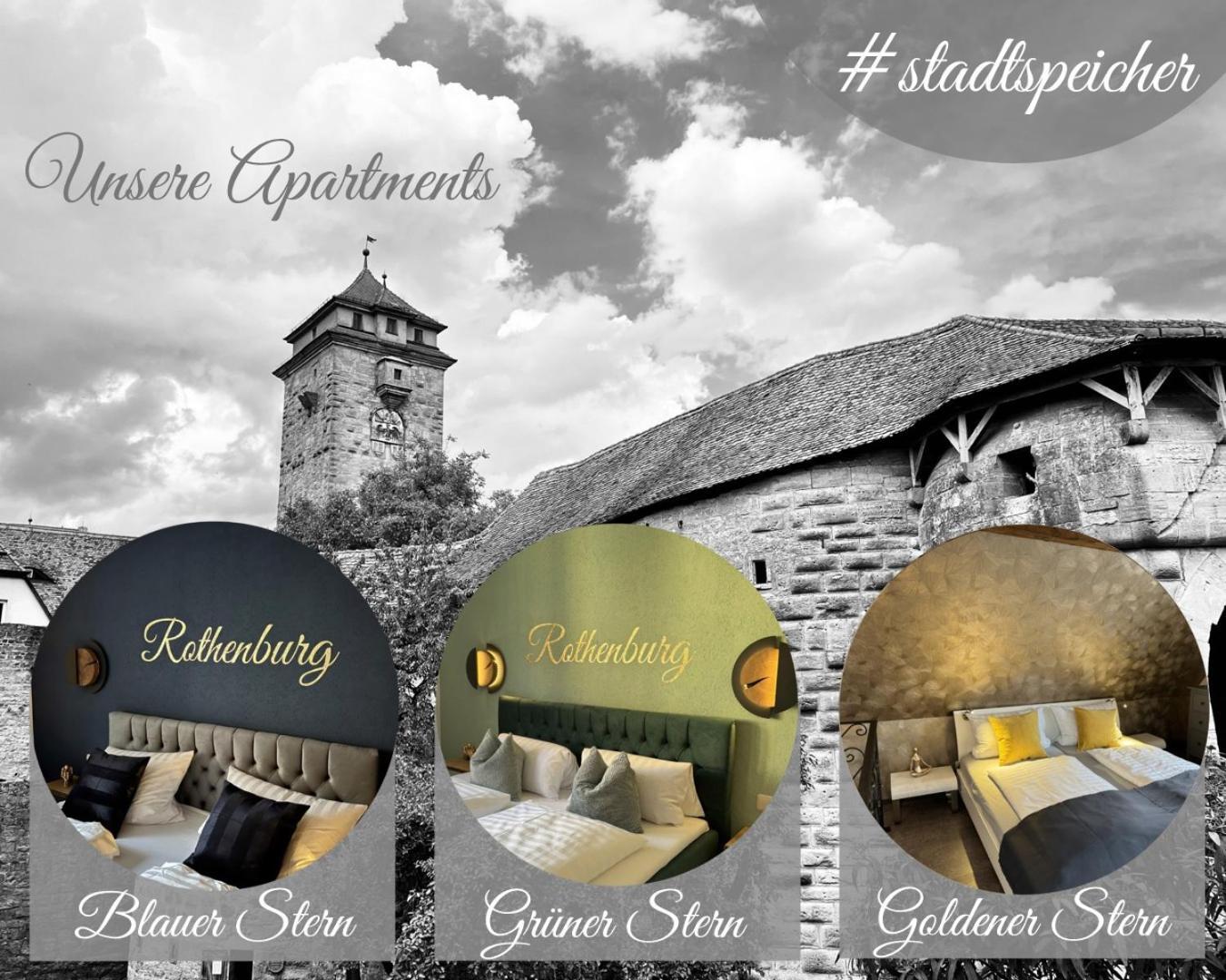 #Stadtspeicher - Suite Goldener Stern In Der Altstadt Rothenburg ob der Tauber Exterior foto
